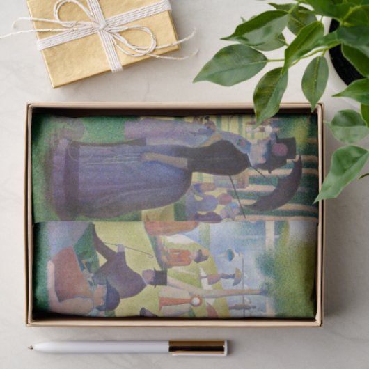 Georges Seurat - Een zondag op La Grande Jatte Tissuepapier (Geschenk)