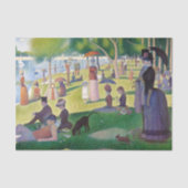 Georges Seurat - Een zondag op La Grande Jatte Tissuepapier (Voorkant)
