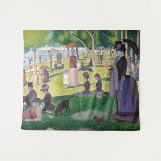 Georges Seurat - Een zondag op La Grande Jatte Wandkleed (Voorkant (horizontaal))