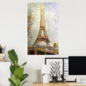 Georges Seurat Eiffel Tower Pointillism Poster (Thuiskantoor)