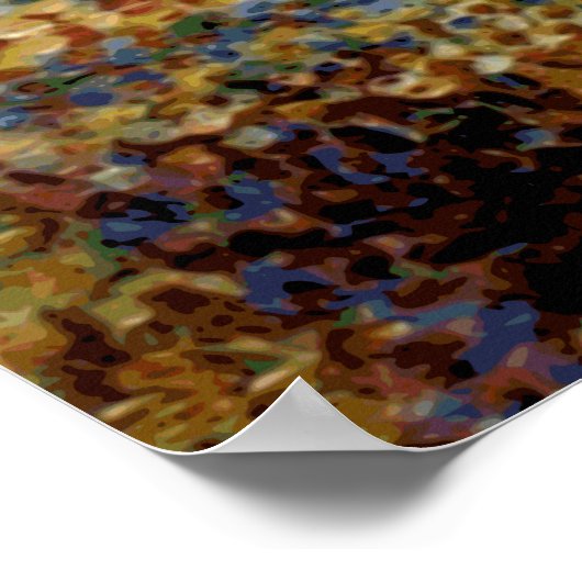 Georges Seurat Eiffel Tower Pointillism Poster (Hoek)