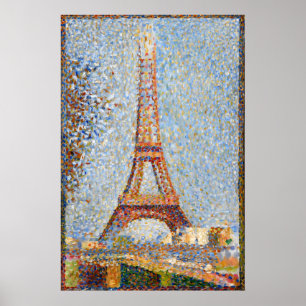 Georges Seurat Eiffeltoren Print Vintage Frans