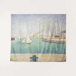 Georges Seurat - Entre de de haven van Honfleur Wandkleed