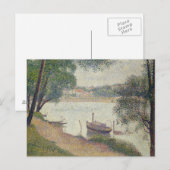 Georges Seurat - Gray Weather, Grande Jatte Briefkaart (Voorkant / Achterkant)