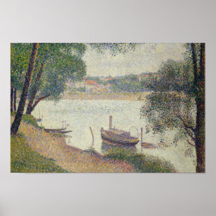 Georges Seurat - Gray Weather, Grande Jatte Poster