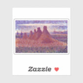 Georges Seurat Haystacks Sticker (Vel)