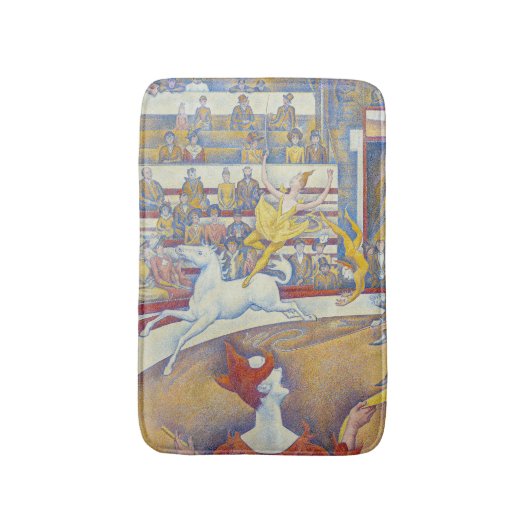 Georges Seurat - Het Circus Badmat (Voorkant Verticaal)