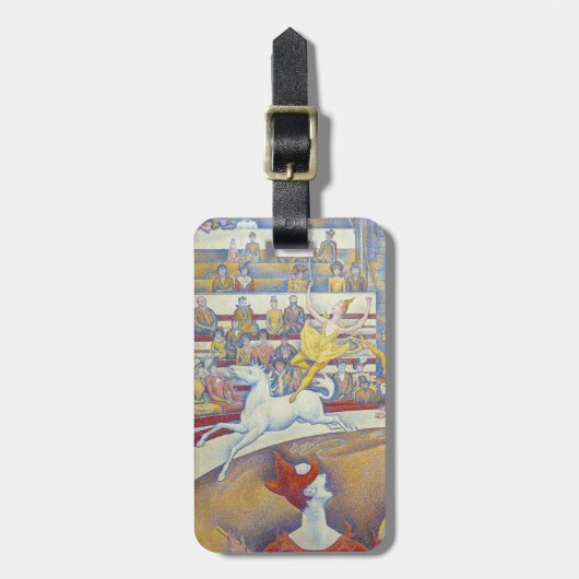 Georges Seurat - Het Circus Bagagelabel (Voorkant verticaal)