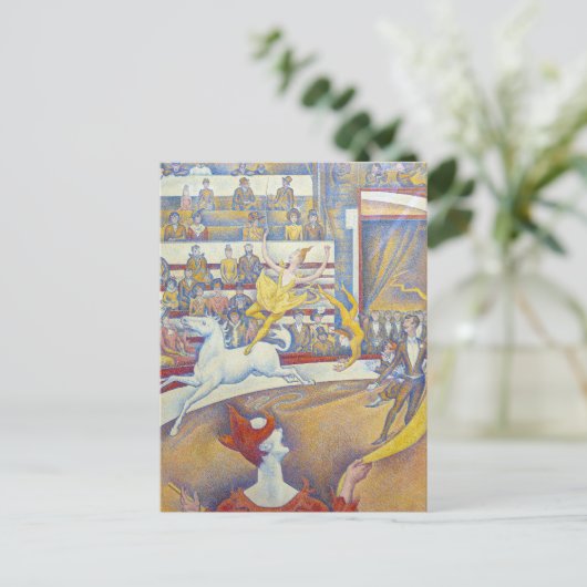 Georges Seurat - Het Circus Briefkaart (Staand voorkant)