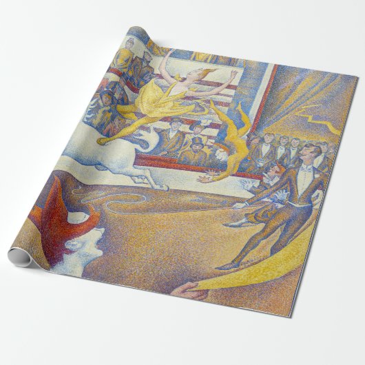 Georges Seurat - Het Circus Cadeaupapier (Uitgerold)