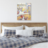 Georges Seurat - Het Circus Canvas Afdruk (Insitu (Slaapkamer))