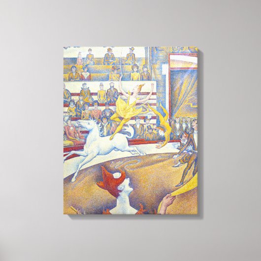 Georges Seurat - Het Circus Canvas Afdruk (Voorkant)