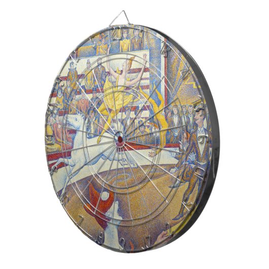 Georges Seurat - Het Circus Dartbord (Voorkant Rechts)