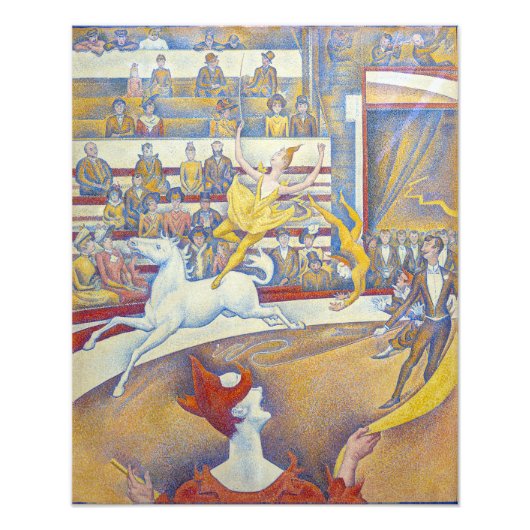 Georges Seurat - Het Circus Foto Afdruk (Voorkant)