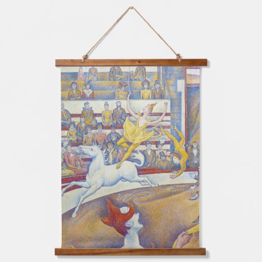 Georges Seurat - Het Circus Hangend Wandkleed (Voorkant)