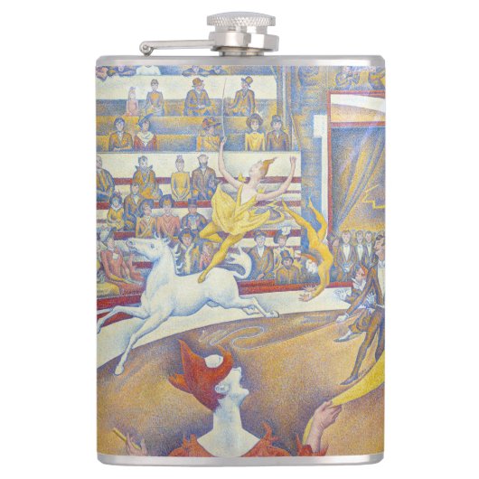 Georges Seurat - Het Circus Heupfles (Voorkant)