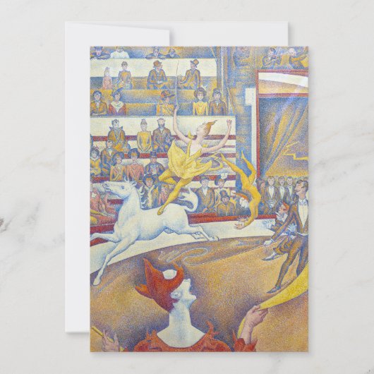 Georges Seurat - Het Circus Kaart (Voorkant)