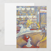 Georges Seurat - Het Circus Kaart (Voorkant / Achterkant)