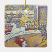 Georges Seurat - Het Circus Keramisch Ornament (Achterkant)