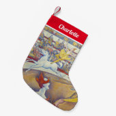 Georges Seurat - Het Circus Kleine Kerstsok (Voorkant (Hangend))