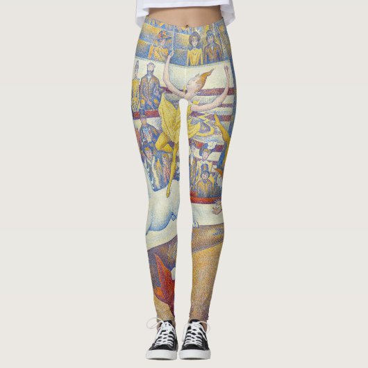 Georges Seurat - Het Circus Leggings (Voorkant)