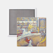 Georges Seurat - Het Circus Magneet (Voorkant / Achterkant)