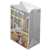 Georges Seurat - Het Circus Medium Cadeauzakje (Voorkant Gekanteld)