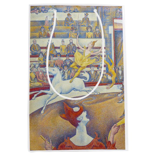 Georges Seurat - Het Circus Medium Cadeauzakje (Voorkant)