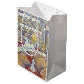 Georges Seurat - Het Circus Medium Cadeauzakje (Achterkant Gekanteld)