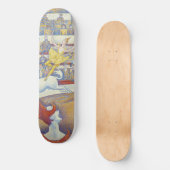 Georges Seurat - Het Circus Persoonlijk Skateboard (Voorkant)