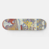 Georges Seurat - Het Circus Persoonlijk Skateboard (Horizontaal)