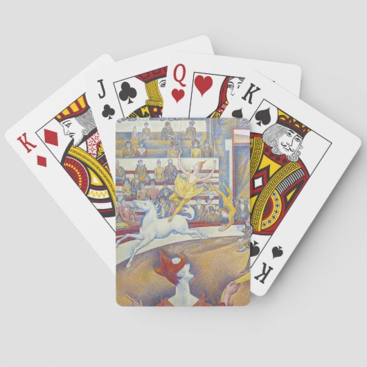 Georges Seurat - Het Circus Pokerkaarten (Achterkant)