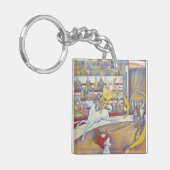 Georges Seurat - Het Circus Sleutelhanger (Voorkant Links)