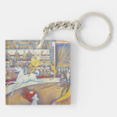 Georges Seurat - Het Circus Sleutelhanger (Achterkant)