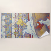 Georges Seurat - Het Circus Strandlaken (Voorkant)
