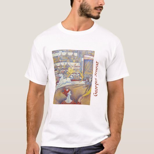 Georges Seurat - Het Circus T-shirt (Voorkant)