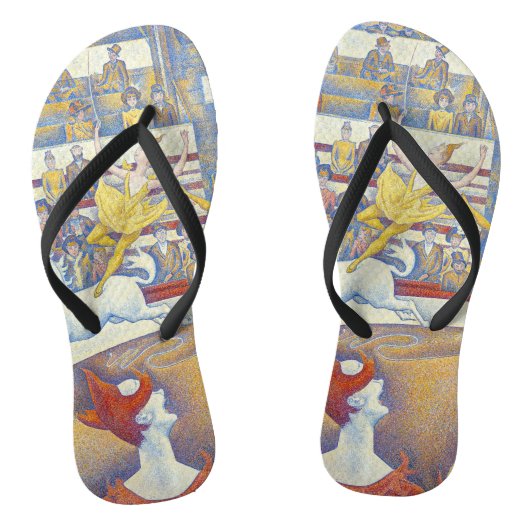 Georges Seurat - Het Circus Teenslippers (Voetbed)