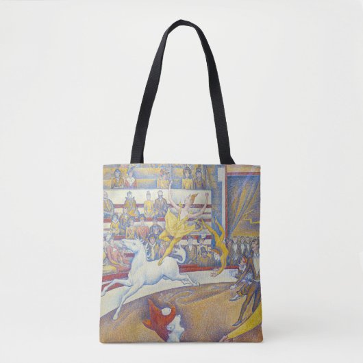 Georges Seurat - Het Circus Tote Bag (Voorkant)