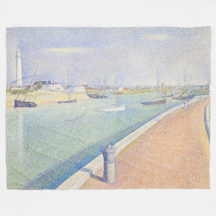 Georges Seurat - Het Gravelinekanaal Fleece Deken