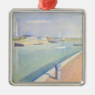 Georges Seurat - Het Gravelinekanaal Metalen Ornament