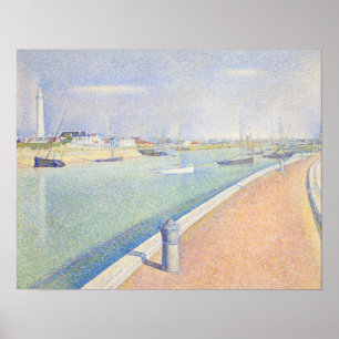 Georges Seurat - Het Gravelinekanaal Poster