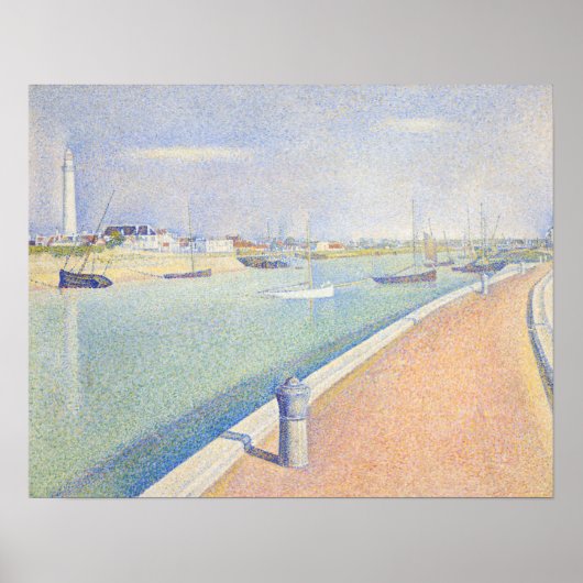 Georges Seurat - Het Gravelinekanaal Poster (Voorkant)