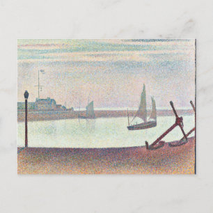 Georges Seurat Het Kanaal bij Gravelines, Avond Briefkaart
