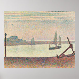 Georges Seurat - Het Kanaal bij Gravelines Poster