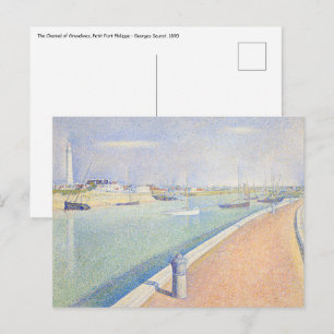 Georges Seurat - Het Kanaal van Gravelines Briefkaart
