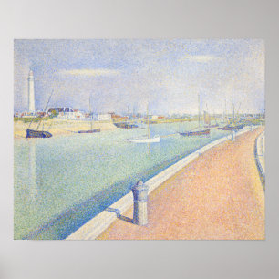 Georges Seurat - Het Kanaal van Gravelines Poster