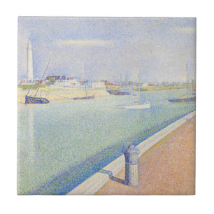 Georges Seurat - Het Kanaal van Gravelines Tegeltje