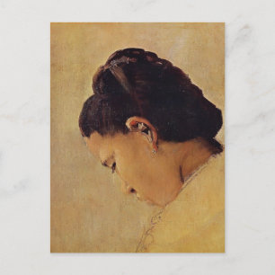 Georges Seurat - Hoofd van een meisje Briefkaart