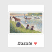 Georges Seurat Horse en Boats Sticker (Vel)