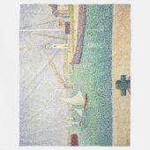 Georges Seurat - Ingang van de haven van Honfleur Fleece Deken (Voorkant)